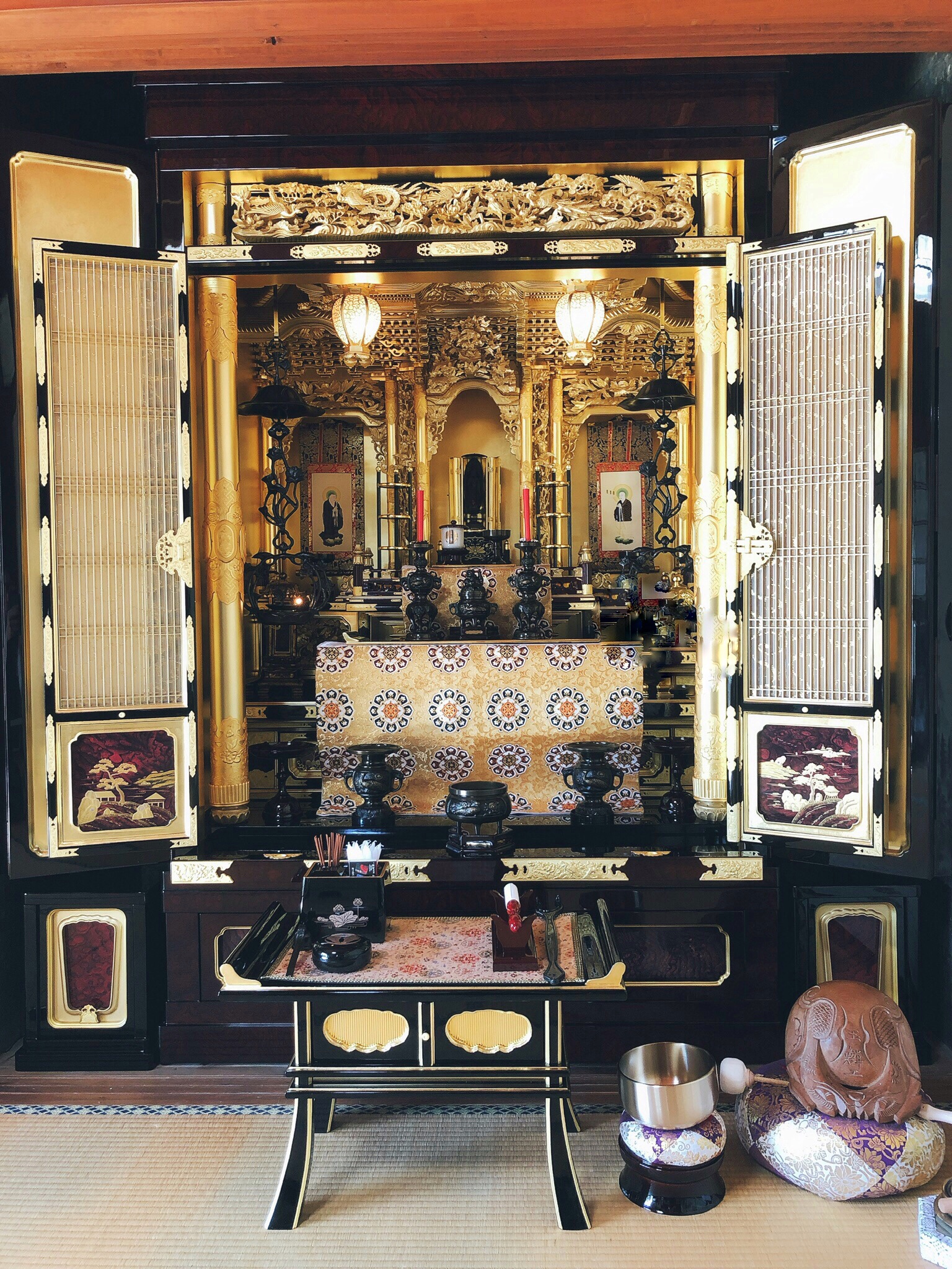 お仏壇納品のご報告(金仏壇・浄土宗) 三重県亀山市の田中佛檀店